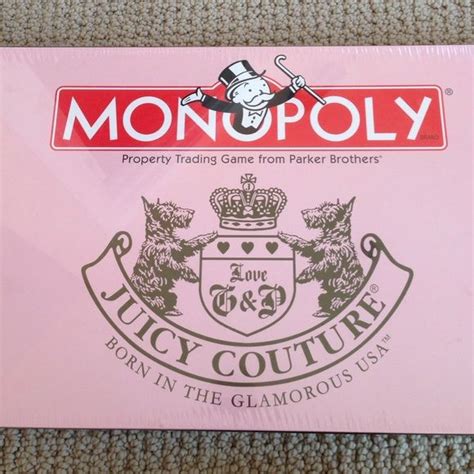 JUICY COUTURE edition Monopoly 2007 deadstock RARE collectors item boardgame. . Juicy couture monopoly